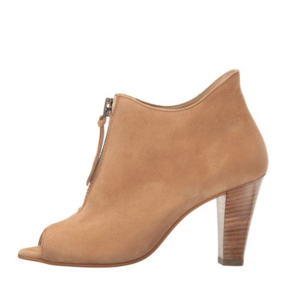 Paul Green suede ankle booties open toe